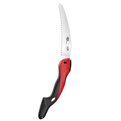 FELCO 603 Folding Pruning Saw ? Curved Pull-Stroke Saw for Tree Trimming & Elevated Cut | Tree Branch Cutter | Folding Handsaw with Chrome-Plated 8" Blade, Non-Slip Handle, Blade Lock, Swiss Precision