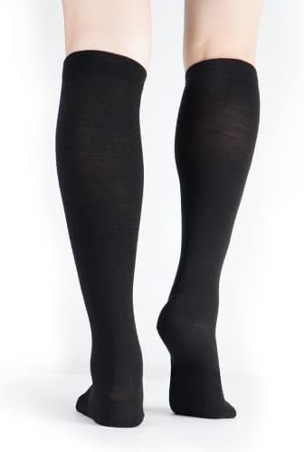ja vie JAVIE 80% Merino Wool Ultra Soft 15-20mmHg Graduated Compression Socks for Women & Men