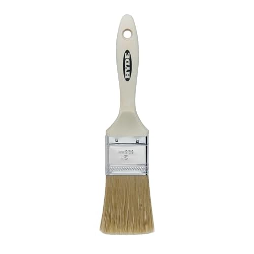 Hyde Extra, White Soft Bristle, Straight Paint Brush with Wood Handle, 2 Inch, 47381
