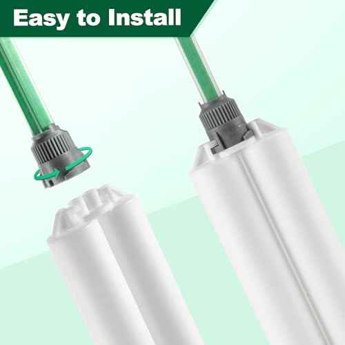 24 Pack Epoxy Mixing Nozzle, 3.5 Inch Adhesive Mixing Nozzle Tip, Resin Mixer Adhesive Gun Applicator for 50ml/1.7oz (1:1 & 2:1 Ratio)