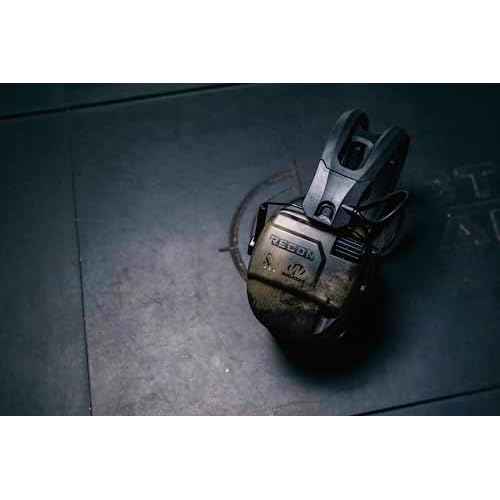 Walker's Recon Digital Muffs - Durable IPX4 Resistant Shooting Hearing Protection Electronic Muffs, 2 AAA Batteries Included