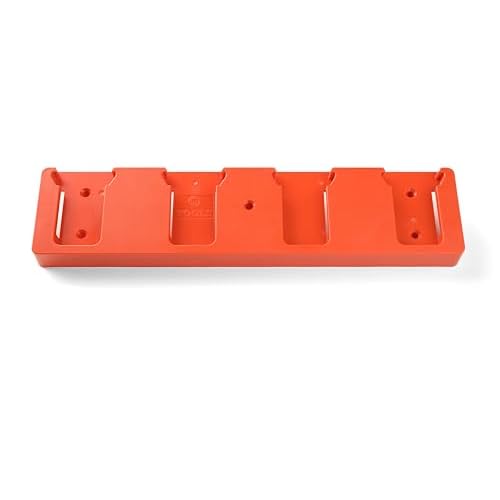 PERCH Battery Expansion Rack | Milwaukee M18 18v | Securely Mount 4 Batteries | Universal Mounting | Most Durable Cordless Tool Organizer