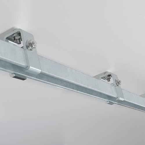 Channel Trolley Track Hanger Bracket for UNISTRUT Strut Channel, 1-5/8 Intermediate Support Hange Bracket for All 1-5/8" Channel Trolley Track (10 Pack)
