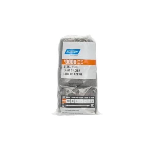 Norton 1003799 0000 Grade Steel Wool Pad - Pack of 1212
