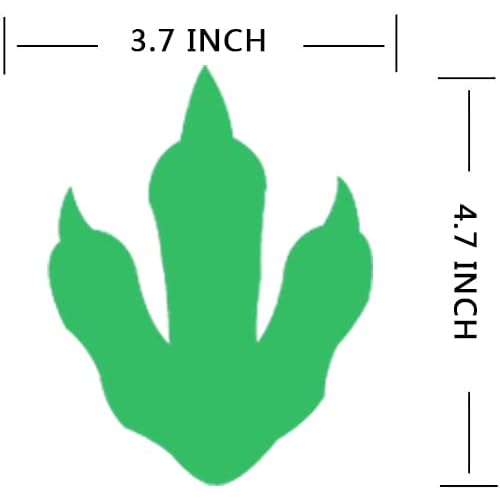 Dinosaur Footprints Wall Decals, Dinosaur Tracks Decal for Kids Room Removable Birthday Party Wall Decor Decals, 2 Size,60 Pcs Per Pack