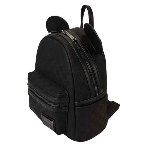 Loungefly Mickey Mouse Checkered Texture Mini Backpack
