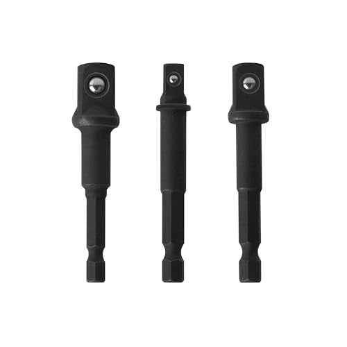 DW2541IR, DW2542IR, DW2547IR for DeWalt Socket Adapter Set, Impact Grade Socket Adapter Set,1/4", 3/8", 1/2" Drive Drill (3pcs)