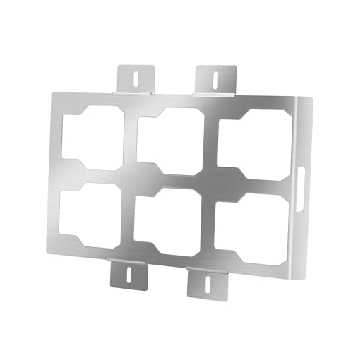 Mounting Plate Compatible with Mil.WaukeeãÀ Packout Boxes, Stainless Steel, 50 Lbs, for Tool Storage and Organization System (Half Plate)