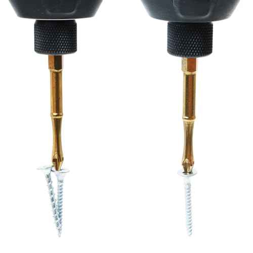 AUTOTOOLHOME 3 inch Titanium Coated Magnetic PH2 Anti Slip Screwdriver Bits Set Phillips Bits #2 Impact Driver Bits TS2
