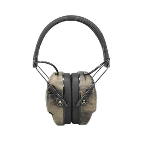 Walker's Recon Digital Muffs - Durable IPX4 Resistant Shooting Hearing Protection Electronic Muffs, 2 AAA Batteries Included