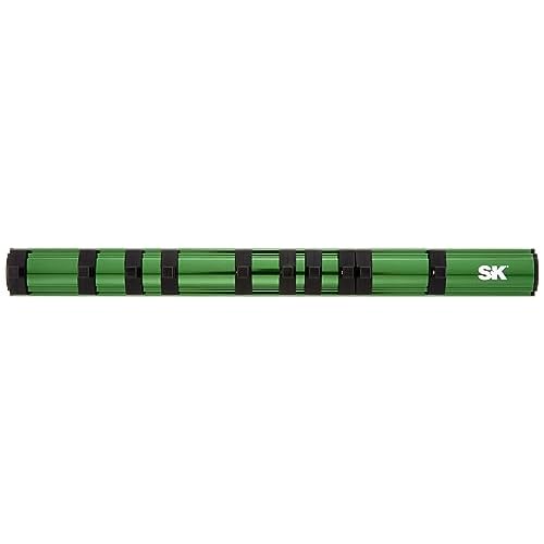 SK Tools USA 1/4" Drive, 10 Clips, 12" Long, Magnetic Socket Rail | M1410