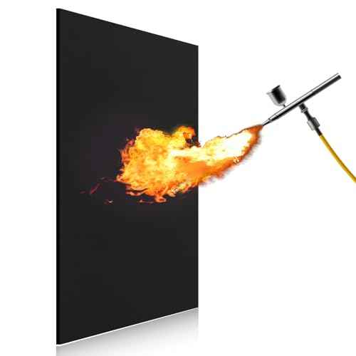 FLASLD Welding Blanket Fireproof Mat Heat Resistant Material Up To 1800¡ÆF Carbon Felt for Grill Stove Pit Soldering Welders Plumbers, 48¡¿72 inch Flame Retardant Fabric Material Carbon Felt for Welders