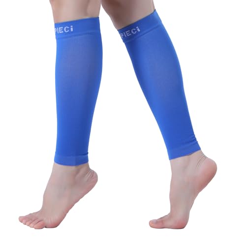 15-20mmHg 1 Pair Men and Women Wide Calf Sleeve Brace Compression Socks for Leg Support, Pain Relief