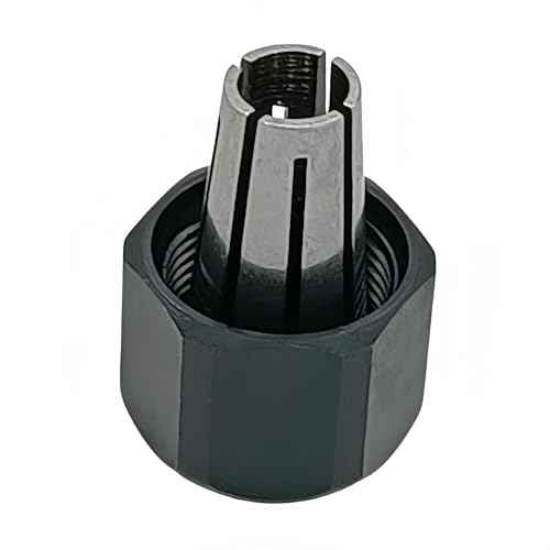 48-66-0975 48-66-2486 Replace for Milwaukee 14-46-0167 48-68-0031 Collet Nut 2485-20 2486-20 48-66-0974 1/8" (3.175mm) Collet 48-66-0985 Routers Self-Releasing Collet Chuck and Locking Nut Assembly