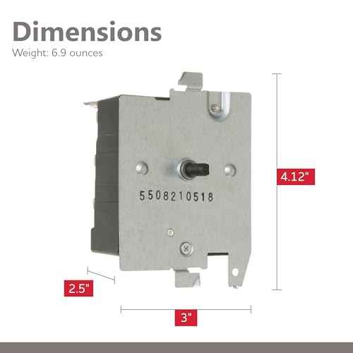 Parts Master Replacement for GE/Hotpoint Dryer Timer - WE4M533, PS8690648, AP5780508 - Hotpoint/GE Appliance Dryer Timer - 4-Year Limited Warranty