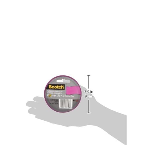 Scotch Decorative Masking Tape .94"X 20 Yards-Dark Pink