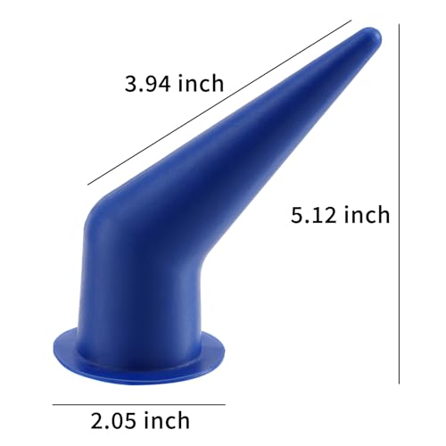 Angle Nozzle for Bulk Caulk Guns, 3-Pack