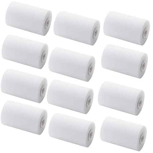 NANJA Foam Paint Roller Refills, High-Density Finest Finish Mini Sponge Roller Covers, 2 Inch Inch Painting Supplies, Pack of 12