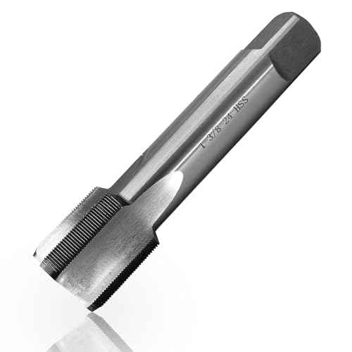 1-3/8"-24 Tap UNS Right Hand Straight Flute Thread Tap Machine Tap Nominal Diameter 1-3/8" Thread Per Inch 24 Fin Thread Tolerance Grade 2B Tapping Thread High Speed Steel HSS