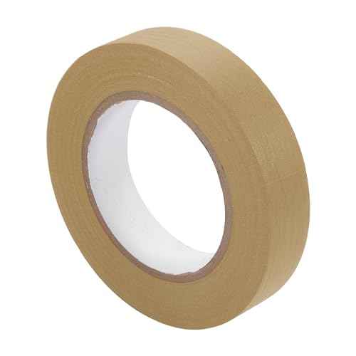 1 Pc 1 Inches x 60.1 Yards Universal Painters Tape - DIY Car Auto Paint for Masking Tape No Residue - Crepe Paper Brown