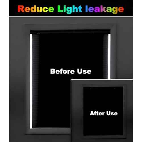 Blackout Tape 1.2 inch x 66 Feet Dark Masking Stickers to Blocking100% of Light, LED Cover Shading Tape for Windows, Electronics, Blinds, Aquarium, Indicator, LCD, Routers, Lamp Strips, Dimming Sheet