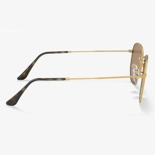 Replacement Temple Arm,Temple Tips for Ray ban RB3447 RB3547N RB3548N RB3647N Sunglasses,with 4 Screws,1 Screwdriver (Brown)