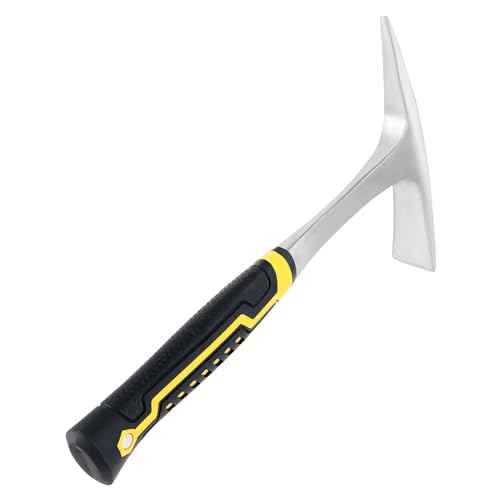 2 Pack 30oz Weeding Mattock Hoe, Small Rock Pick Axe with A Pointed Head and Pick Axes for Digging, Mining, Carpenters, Geologists