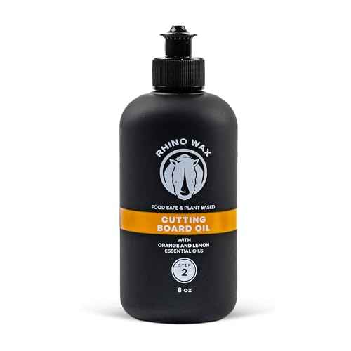Coconut Cutting Board Oil 8oz - Premium Natural Oil Blend (NO Mineral Oil) - Food Grade Oils for Cutting-Boards - Protect Wood Surfaces from Cracking or Warping - Made in The USA
