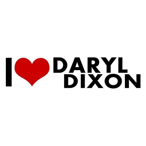 i Love Daryl Dixon Sticker Decal Vinyl Bumper The Walking Dead D?COR CAR Truck Locker Window Wall Notebook