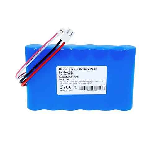 Battery Replacement for Tineco IPX4 FW020100US, iFloor FW15M-01 HF10E-01 Wet Dry Vacuum, Compatible with Tineco 6ISR18650-2500 Battery