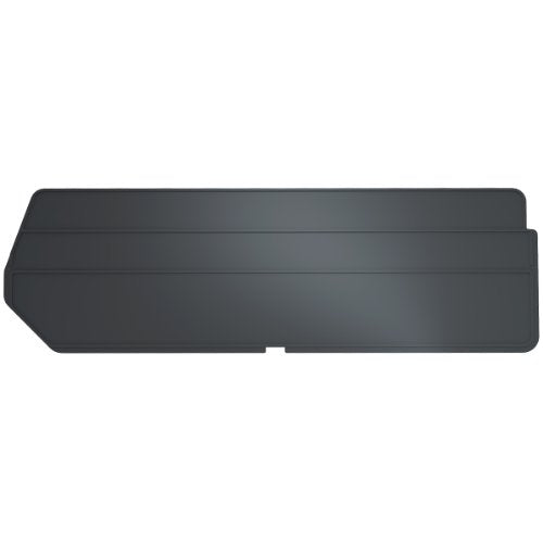 Akro-Mils 40234 Plastic Length Dividers for AkroBins Stackable Storage Bins Model 30234, Custom Storage Inserts for Tools, Crafts & Supplies, 6-Pack, Black