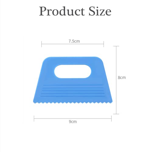 8 PCS Plastic Scraper Tools DIY Line Graffiti Tools Colored Plastic Paint Scrapers for Toddlers Kids Paint Crafts DIY Line Graffiti