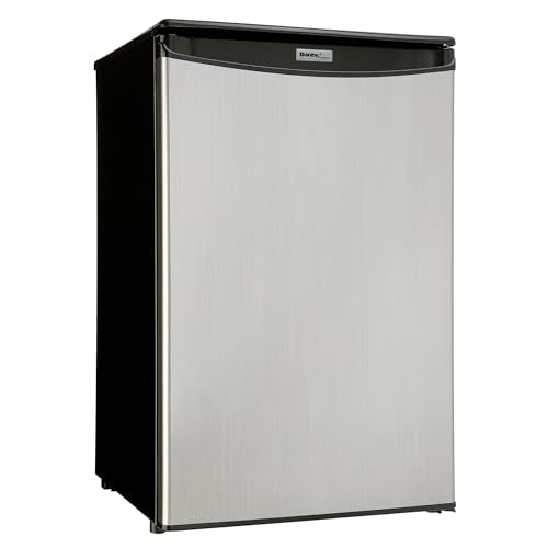 Danby DAR044A4BSLDD 4.4 cu. ft. Compact Fridge in Stainless Steel