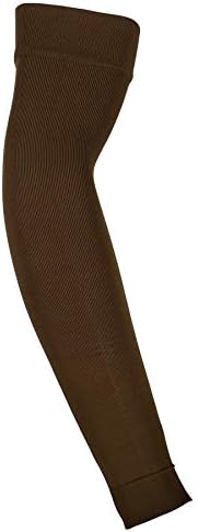 Truform Lymphedema Compression Arm Sleeve, 20-30 mmHg Post Mastectomy Support, Brown, Small