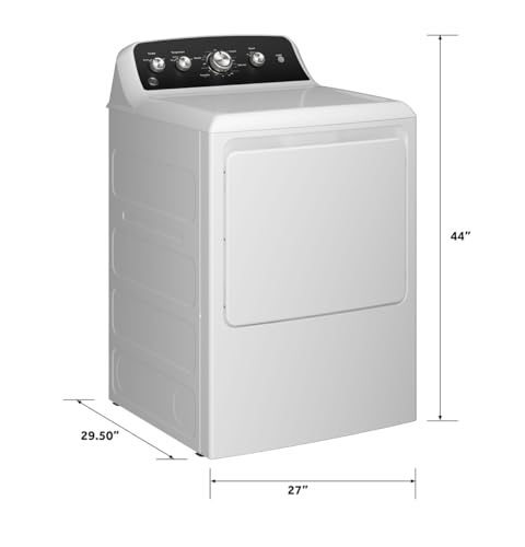 GE PROFILE 7.2 cu. ft. Vented Electric Dryer in White with Auto Dry and Extended Tumble