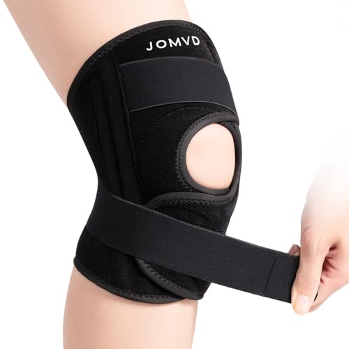 Meniscus Knee Brace for Women Men, Adjustable Knee Support with Side Stabilizers for Meniscus Tear, ACL, PCL, Knee Pain Relief