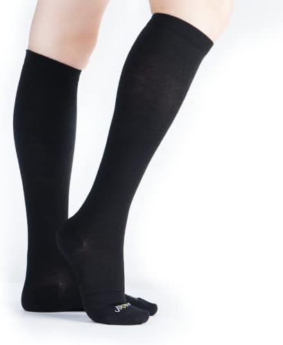 ja vie JAVIE 80% Merino Wool Ultra Soft 15-20mmHg Graduated Compression Socks for Women & Men