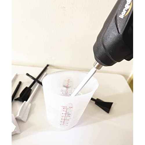 Resin Mixer Epoxy Mixer Paddles,10 PCS Drill Mixing Attachment,Reusable Paint Mixer for Drill,Epoxy drill paddles drill mixer Drill Attachment Paint Stirrers Epoxy Stirrer-Black+White