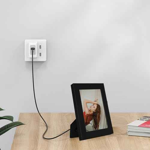 Pelay Picture Frame Camera HD 1080P Dome Cameras, No WiFi Nanny Cam for Dog Monitor, Home Security with Motion Detection, No Audio