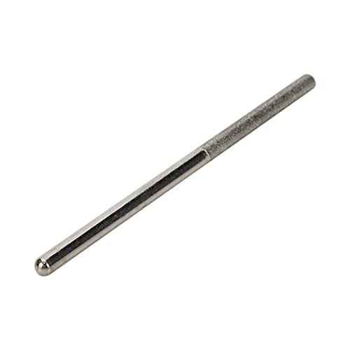 Diamond Burr Bits Cylinder Shape Carving Bits 1/8" Head Dia 1/8" Shank Dia Grinding Burr for Stone, Glass, Ceramic -10pcs