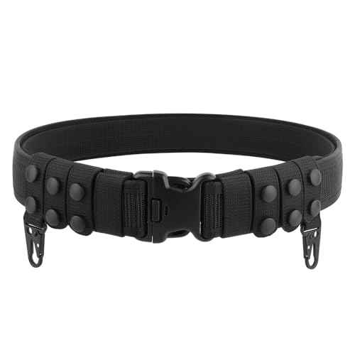 KRYDEX Duty Belts Law Enforcement 2 Inch Police Belt Nylon Duty Belt with Belt Keepers