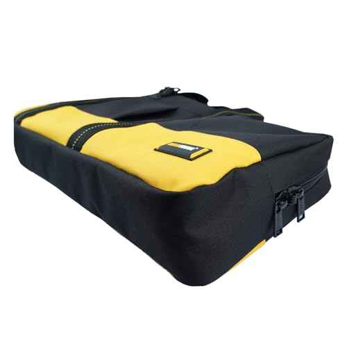 MELOTOUGH Heavy Duty Framing Nail Gun Tool Bag with Extra Storage Pockets Shoulder Strap Fits Hitachi NR83A£¨Yellow£©
