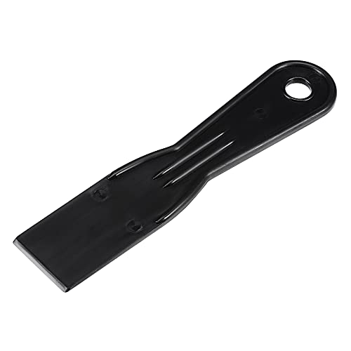 uxcell Putty Scraper 1.5" ABS Plastic Spatula Drywall Patch Repair Spreader Wall Covering Smoother Black 4Pcs