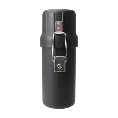 Universal Motorcycle Tool Tube,Motorcycle Storage Box Waterproof - Black(with Lock)
