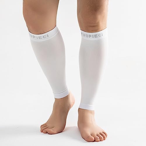 15-20mmHg 8 Pair Men and Women Wide Calf Sleeve Brace Compression Socks for Leg Support, Pain Relief