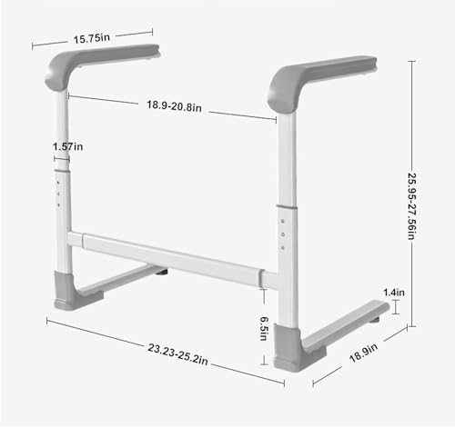 Glnnk Couch Stand Assist Aid for Elderly: Chair Sofa Lift Assis Devices for Seniors Sit to Stand - Height & Width Adjustable Mobility Daily Living Aid Rail Assistance Handle