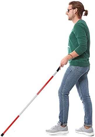 Baitaihem Folding Blind Mobility Cane for Vision Impaired and Blind People
