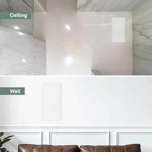 Vent Systems 10'' x 20'' Inch White Metal Access Panel - Easy Access Doors - Access Panel for Drywall, Wall, Electrical and Plumbing Service Door