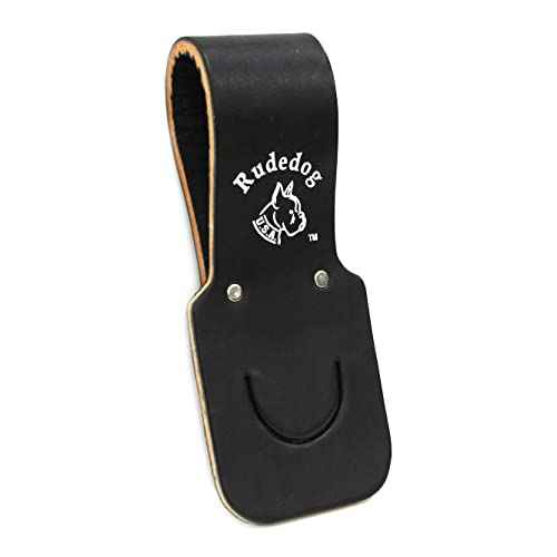 Single Spud Wrench Holder ? Premium Black Leather ? Rudedog USA #3001