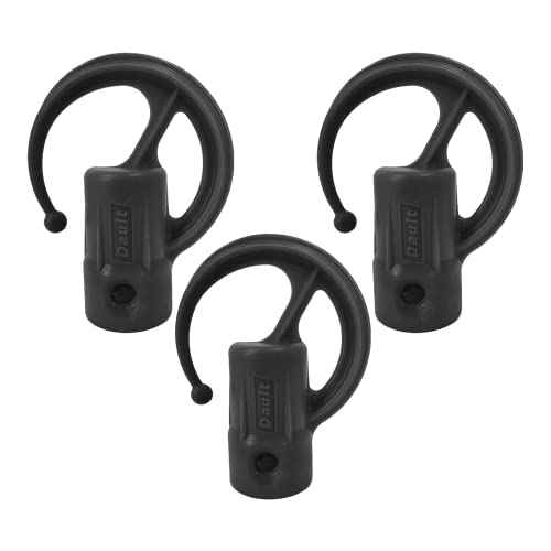 DAULT American-Made Heavy Duty Garage Storage Hooks for Ryobi Expand-It Attachments | Tool Organizer Hangers | Wall Mount Utility Hooks | Set of 3 | Made in U.S.A. (Patented)